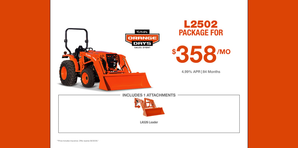 L2502 Package - L2502 and attachments
